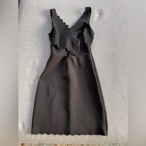 Top shop cut out black dress